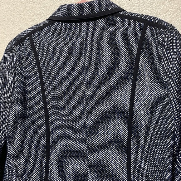Anne Klein Women's NWT Ultramarine/Black Multi Short Jacket. NWT. Size 14. - Picture 9 of 11